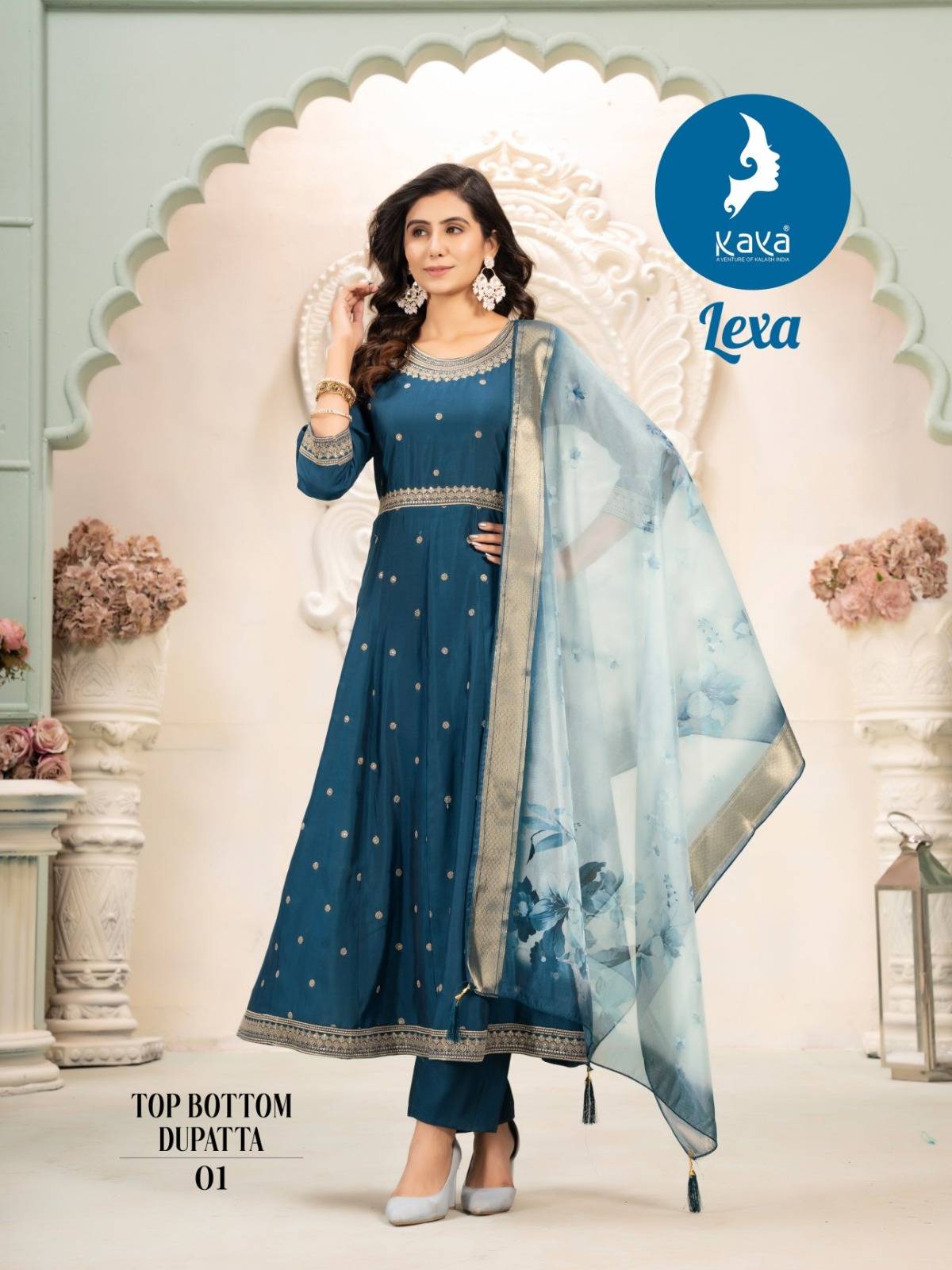 Nexa By Kaya 01 To 08 Series Festive Suits Collection Beautiful Stylish Fancy Colorful Party Wear & Occasional Wear Roman Silk Dresses At Wholesale Price