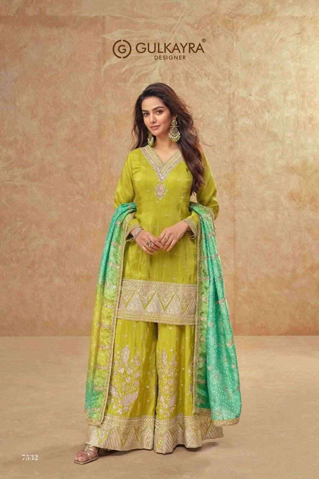 Tisha By Gulkayra Designer 7531 To 7533 Series Designer Festive Stylish Fancy Colorful Beautiful Party Wear & Ethnic Wear Collection Real Simar Silk Dresses At Wholesale Price