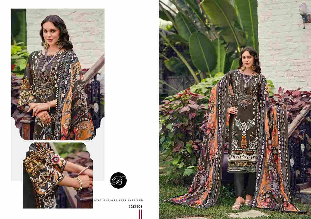 Riwayat Vol-10 By Belliza 1023-001 To 1023-008 Series Beautiful Festive Suits Stylish Fancy Colorful Casual Wear & Ethnic Wear Pure Viscose Rayon Print Dresses At Wholesale Price