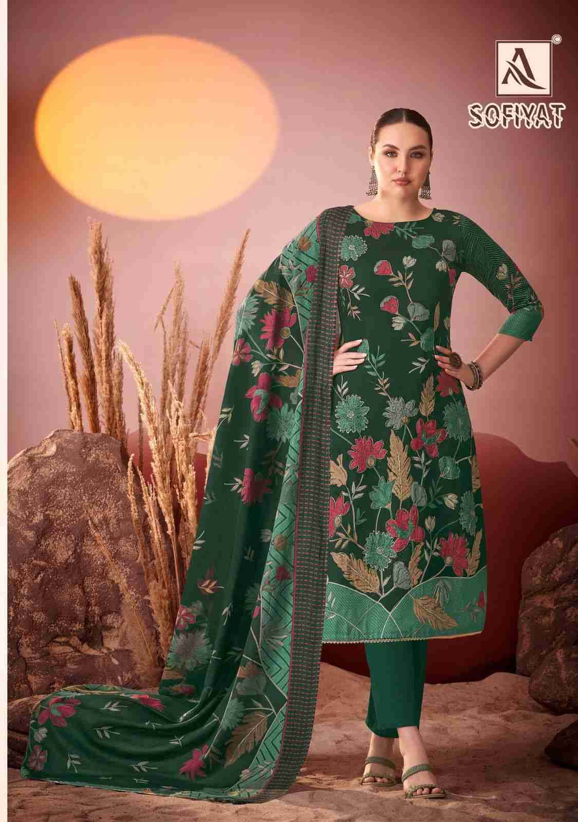 Sofiyat By Alok Suit 1735-001 To 1735-004 Series Beautiful Festive Suits Stylish Fancy Colorful Casual Wear & Ethnic Wear Pure Jam Print Dresses At Wholesale Price