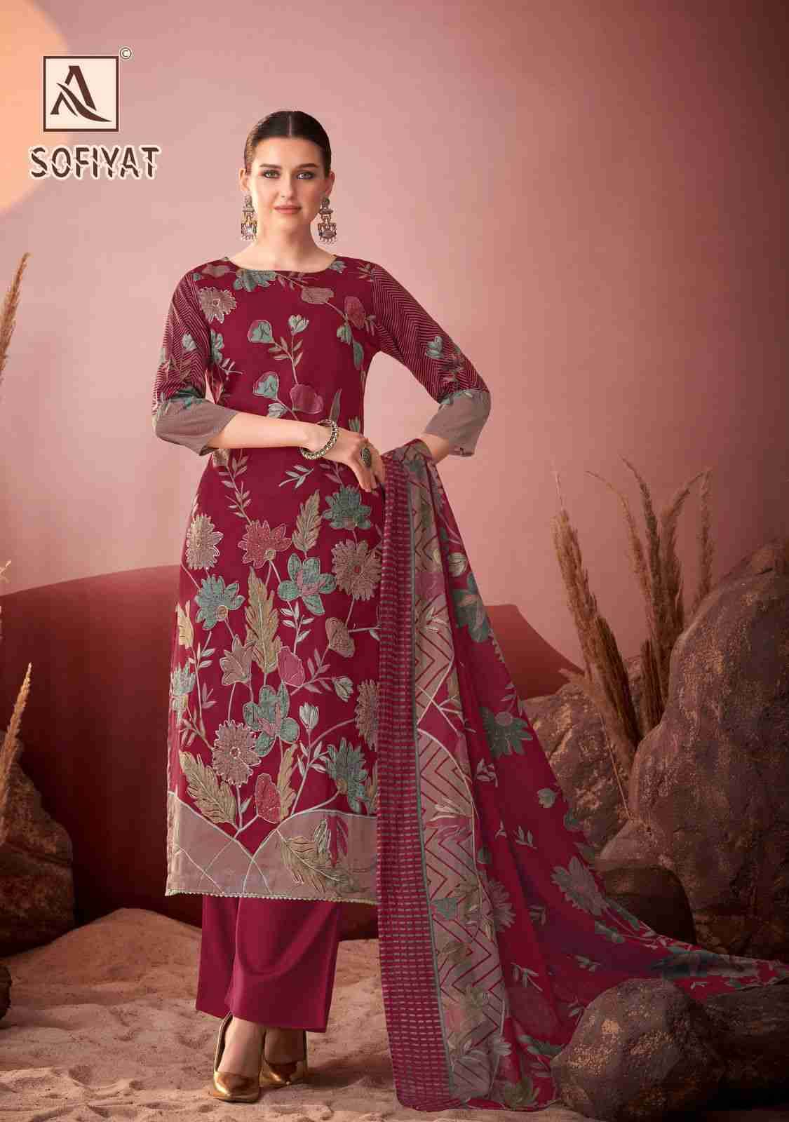 Sofiyat By Alok Suit 1735-001 To 1735-004 Series Beautiful Festive Suits Stylish Fancy Colorful Casual Wear & Ethnic Wear Pure Jam Print Dresses At Wholesale Price