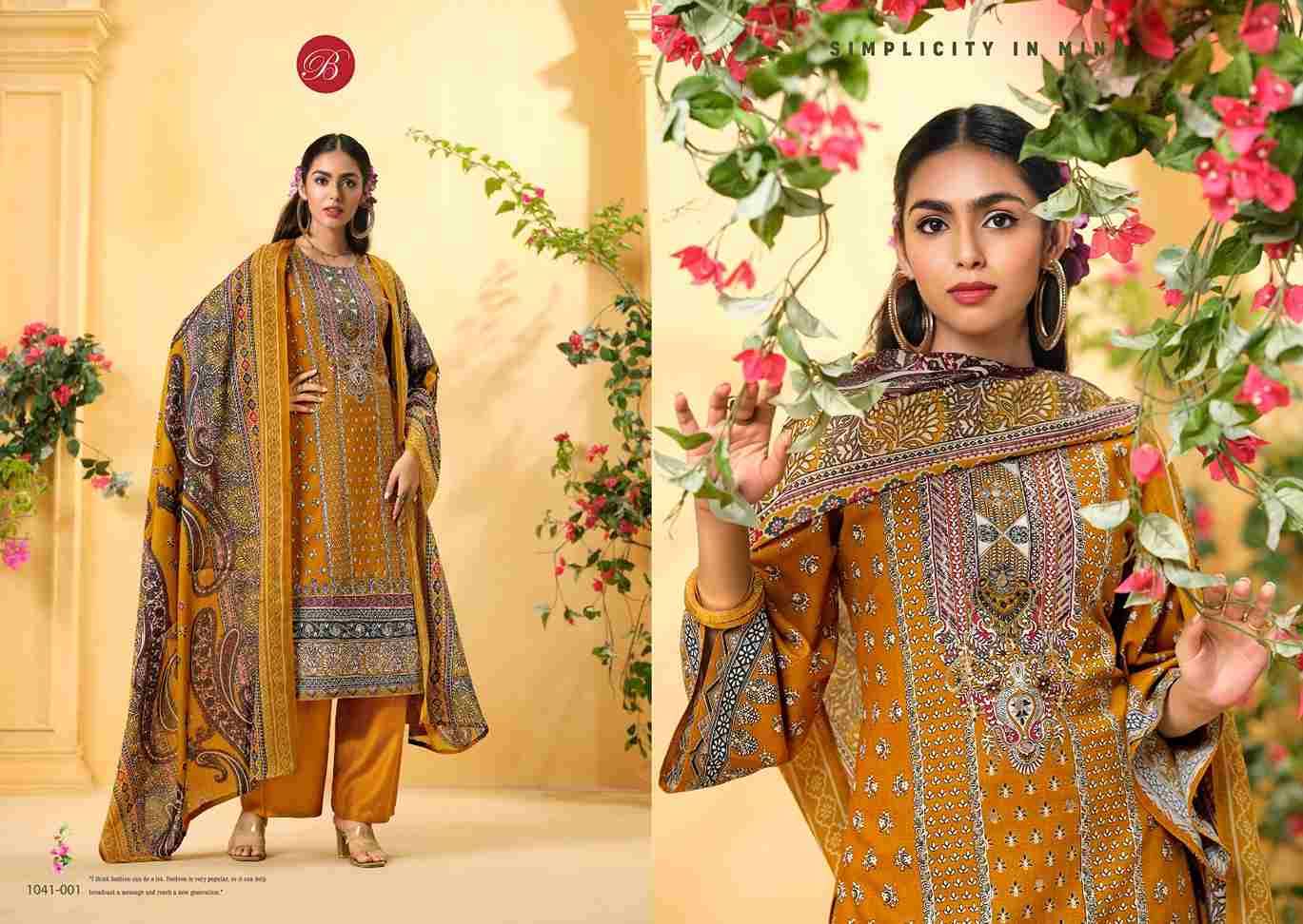 Mannat By Belliza 1041-001 To 1041-006 Series Beautiful Suits Colorful Stylish Fancy Casual Wear & Ethnic Wear Pure Viscose Rayon Print Dresses At Wholesale Price