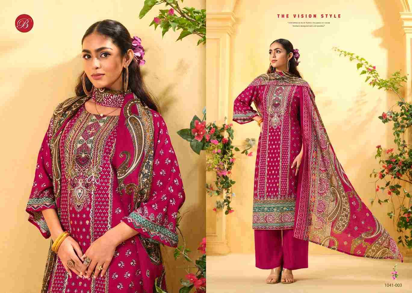 Mannat By Belliza 1041-001 To 1041-006 Series Beautiful Suits Colorful Stylish Fancy Casual Wear & Ethnic Wear Pure Viscose Rayon Print Dresses At Wholesale Price