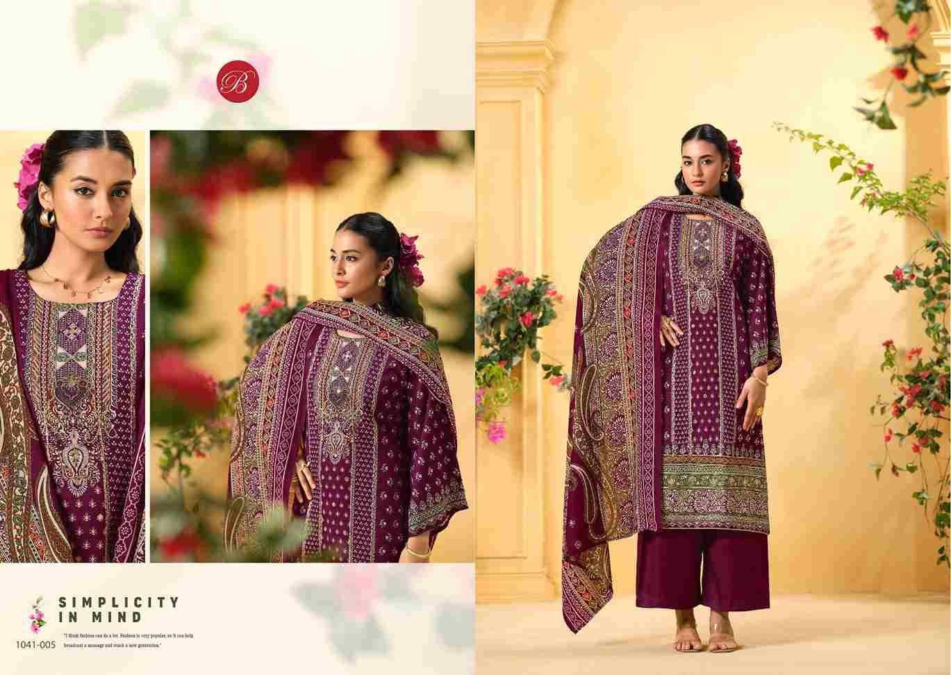 Mannat By Belliza 1041-001 To 1041-006 Series Beautiful Suits Colorful Stylish Fancy Casual Wear & Ethnic Wear Pure Viscose Rayon Print Dresses At Wholesale Price