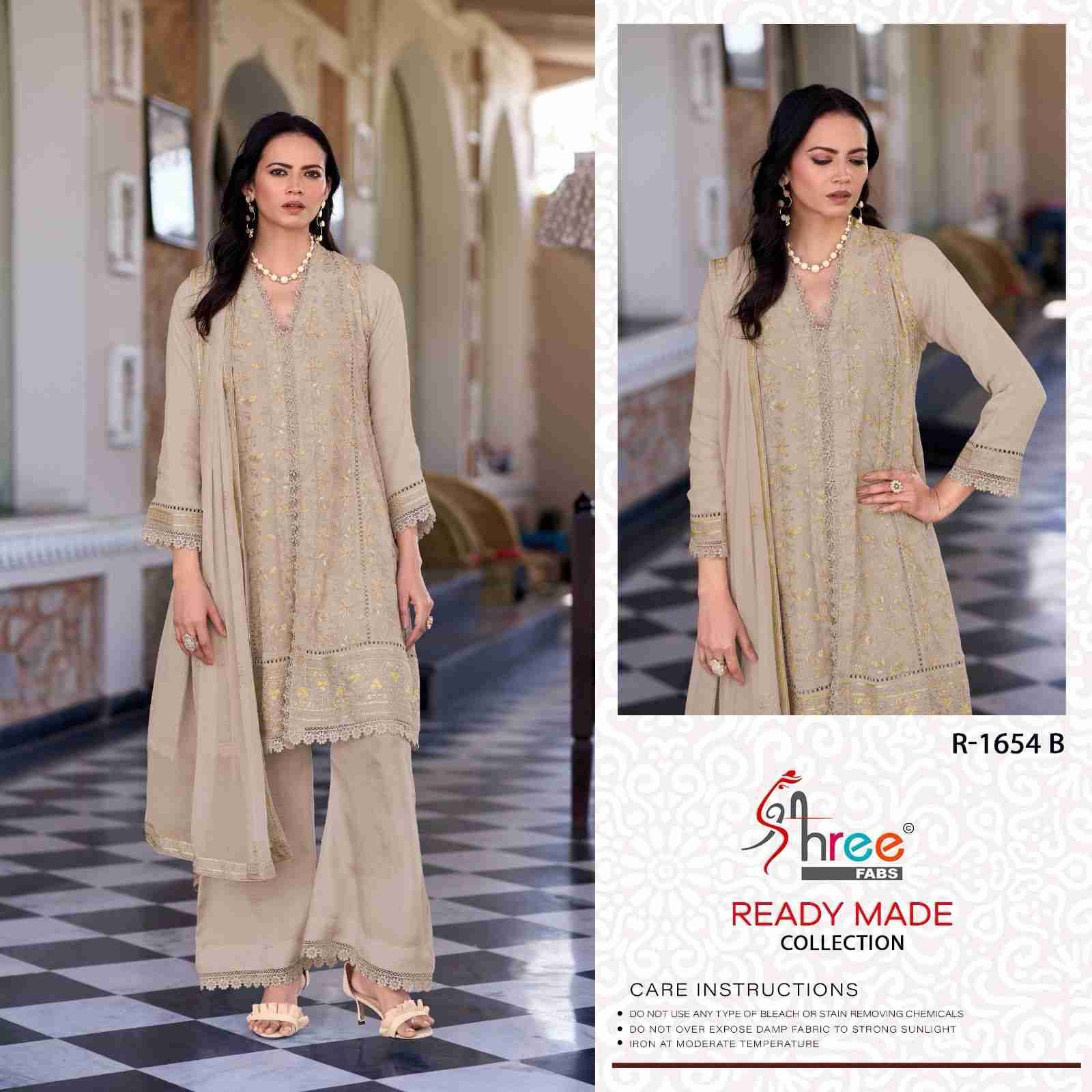 Shree Fabs Hit Design R-1654 Colours By Shree Fabs R-1654-A To R-1654-D Series Designer Pakistani Suits Collection Beautiful Stylish Fancy Colorful Party Wear & Occasional Wear Ragga Chiffon Dresses At Wholesale Price