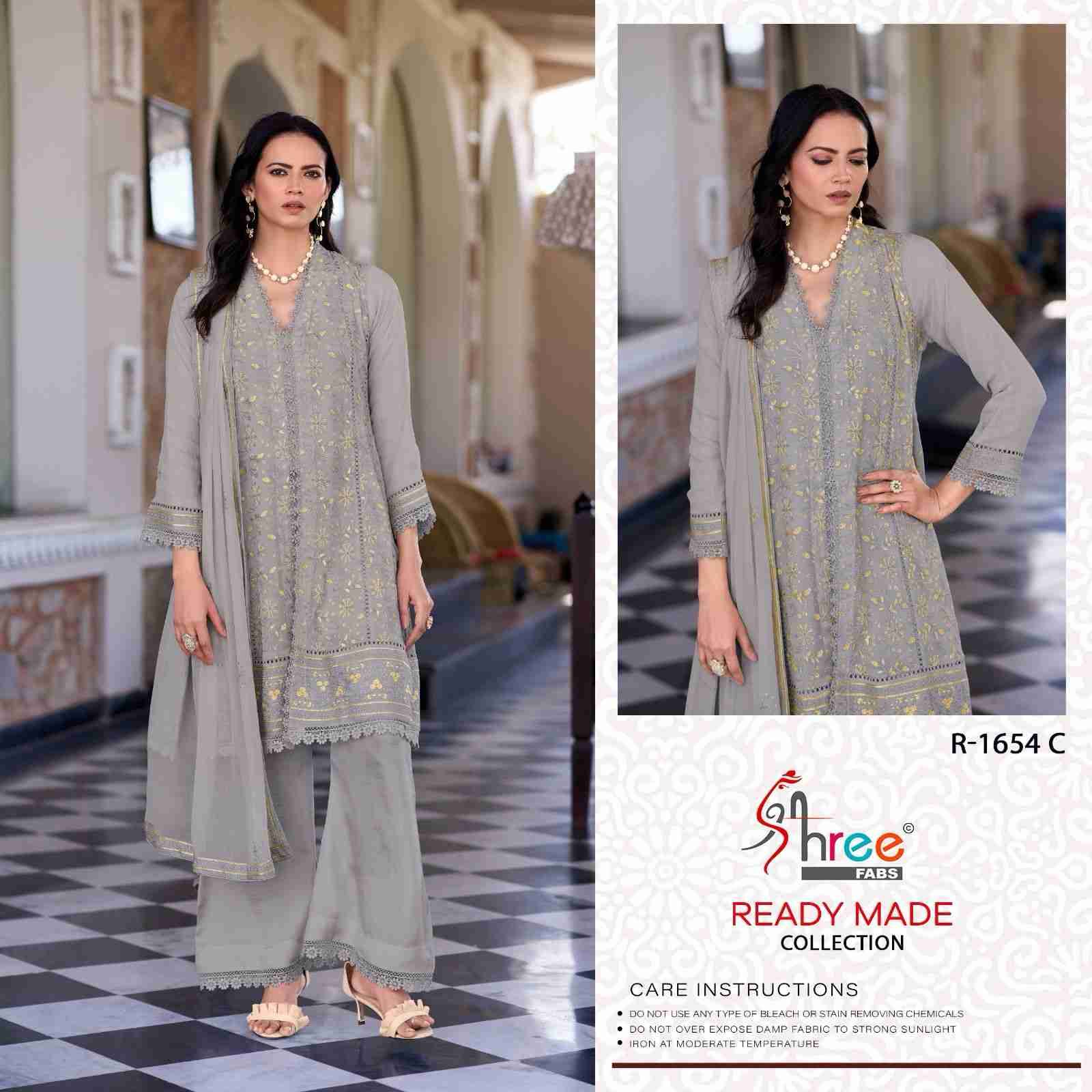 Shree Fabs Hit Design R-1654 Colours By Shree Fabs R-1654-A To R-1654-D Series Designer Pakistani Suits Collection Beautiful Stylish Fancy Colorful Party Wear & Occasional Wear Ragga Chiffon Dresses At Wholesale Price