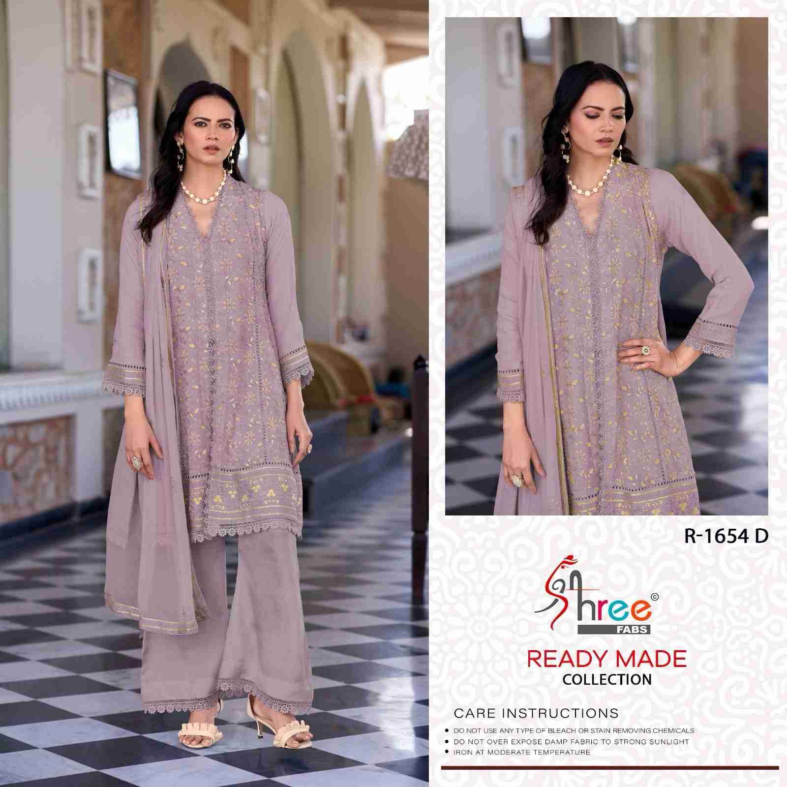 Shree Fabs Hit Design R-1654 Colours By Shree Fabs R-1654-A To R-1654-D Series Designer Pakistani Suits Collection Beautiful Stylish Fancy Colorful Party Wear & Occasional Wear Ragga Chiffon Dresses At Wholesale Price