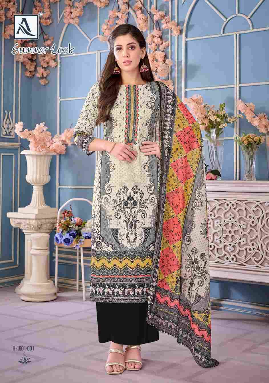 Summer Look By Alok Suit 1801-001 To 1801-004 Series Beautiful Festive Suits Colorful Stylish Fancy Casual Wear & Ethnic Wear Pure Jam Dresses At Wholesale Price