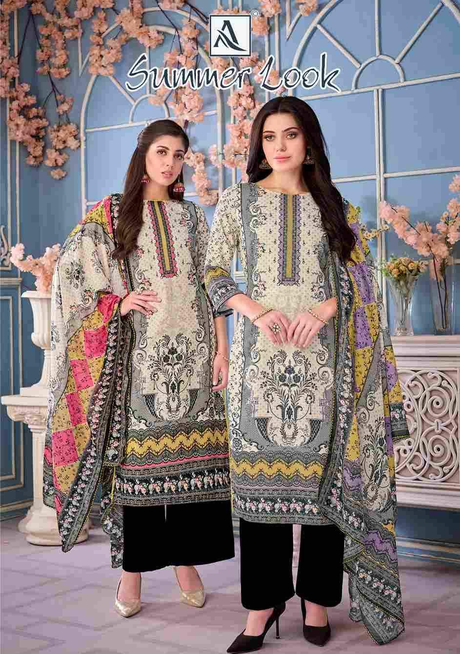 Summer Look By Alok Suit 1801-001 To 1801-004 Series Beautiful Festive Suits Colorful Stylish Fancy Casual Wear & Ethnic Wear Pure Jam Dresses At Wholesale Price