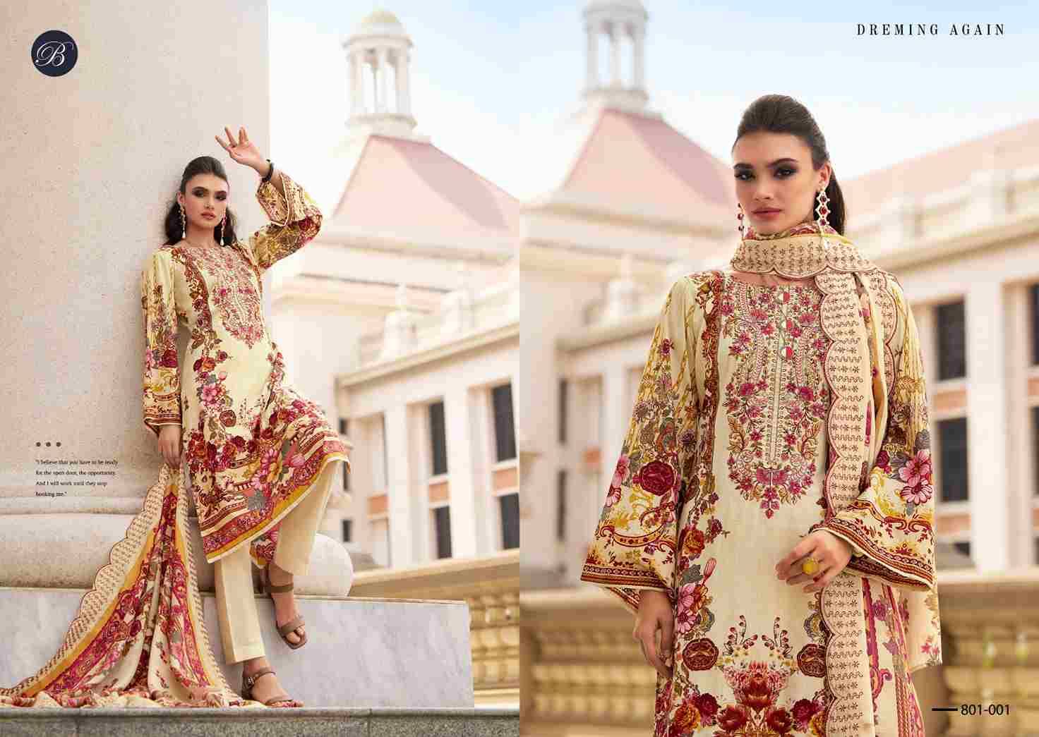 Guzarish Vol-20 By Belliza 801-001 To 801-008 Series Beautiful Stylish Festive Suits Fancy Colorful Casual Wear & Ethnic Wear & Ready To Wear Pure Cotton Digital Print Dresses At Wholesale Price