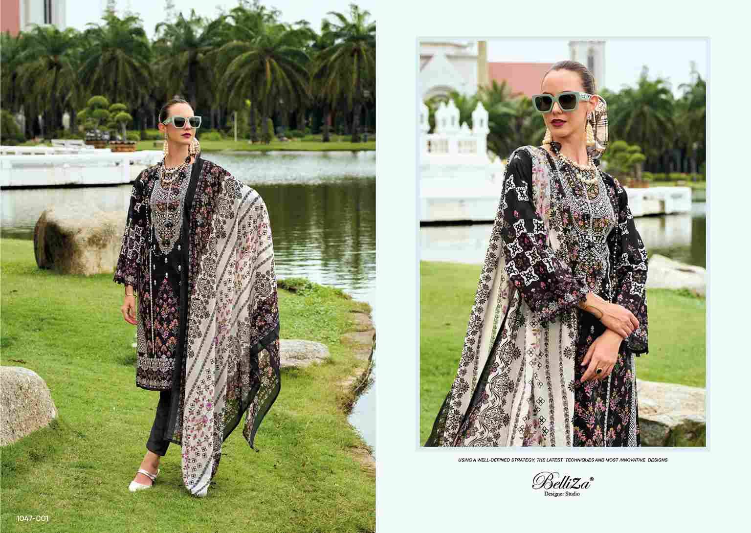 Naira Vol-95 By Belliza 1047-001 To 1047-008 Series Beautiful Festive Suits Stylish Fancy Colorful Casual Wear & Ethnic Wear Pure Cotton Print Dresses At Wholesale Price