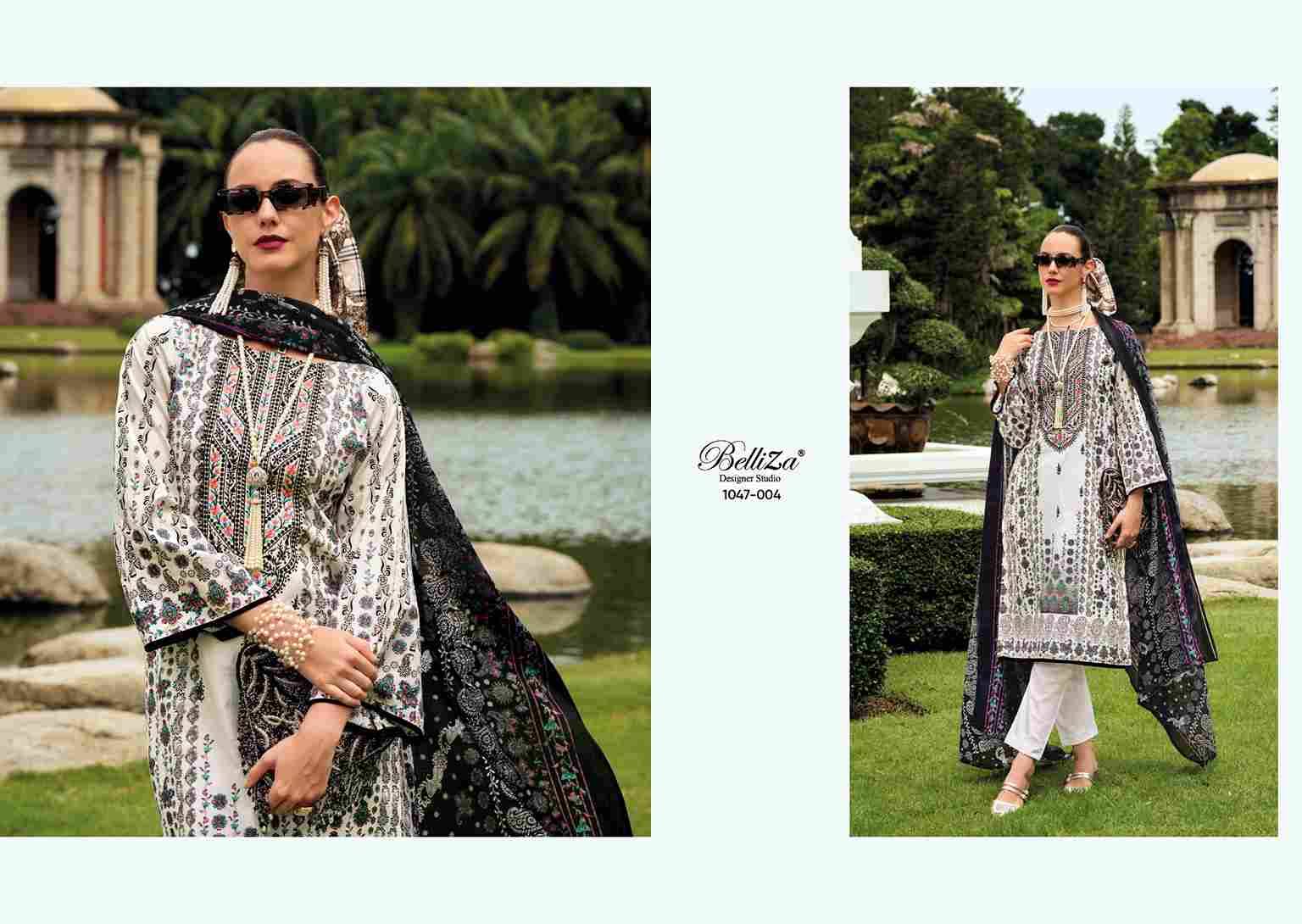 Naira Vol-95 By Belliza 1047-001 To 1047-008 Series Beautiful Festive Suits Stylish Fancy Colorful Casual Wear & Ethnic Wear Pure Cotton Print Dresses At Wholesale Price