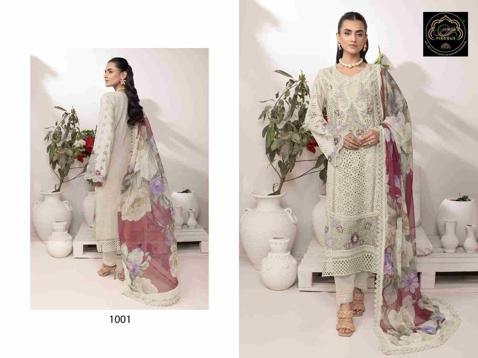 Adan Libas By Firdous 1001 To 1006 Series Beautiful Festive Suits Colorful Stylish Fancy Casual Wear & Ethnic Wear Pure Cotton Embroidered Dresses At Wholesale Price