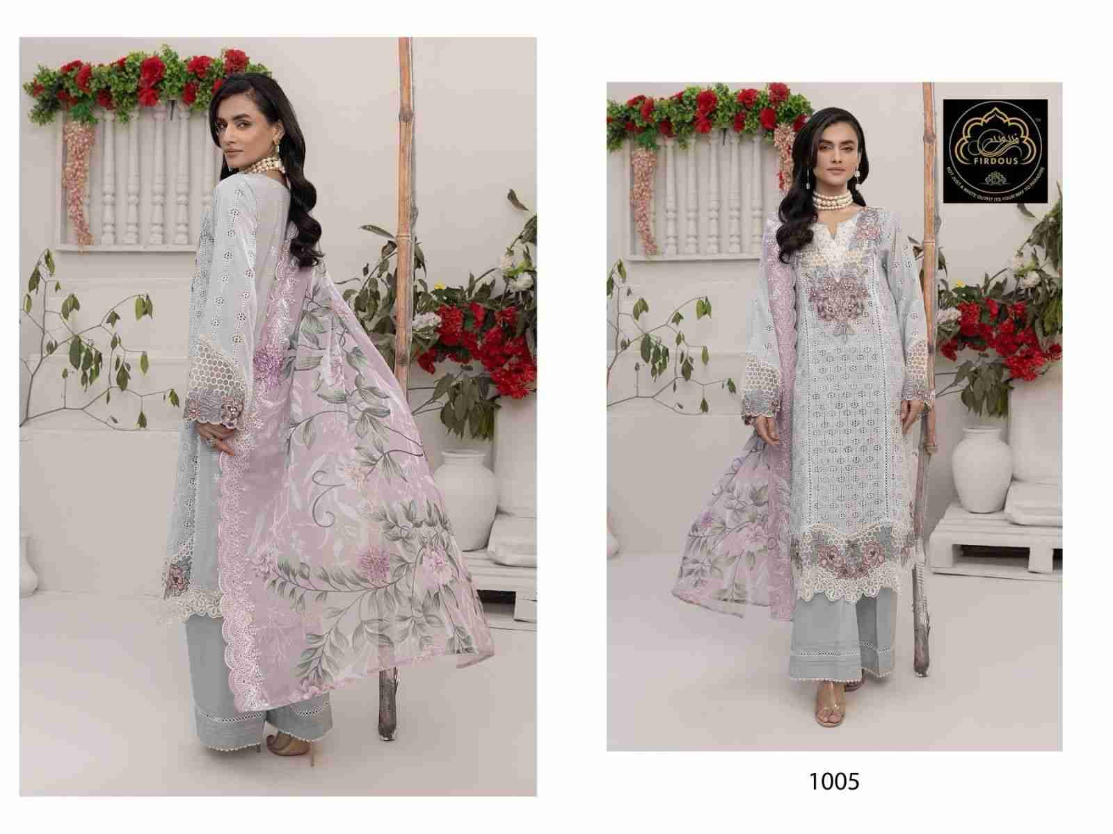 Adan Libas By Firdous 1001 To 1006 Series Beautiful Festive Suits Colorful Stylish Fancy Casual Wear & Ethnic Wear Pure Cotton Embroidered Dresses At Wholesale Price