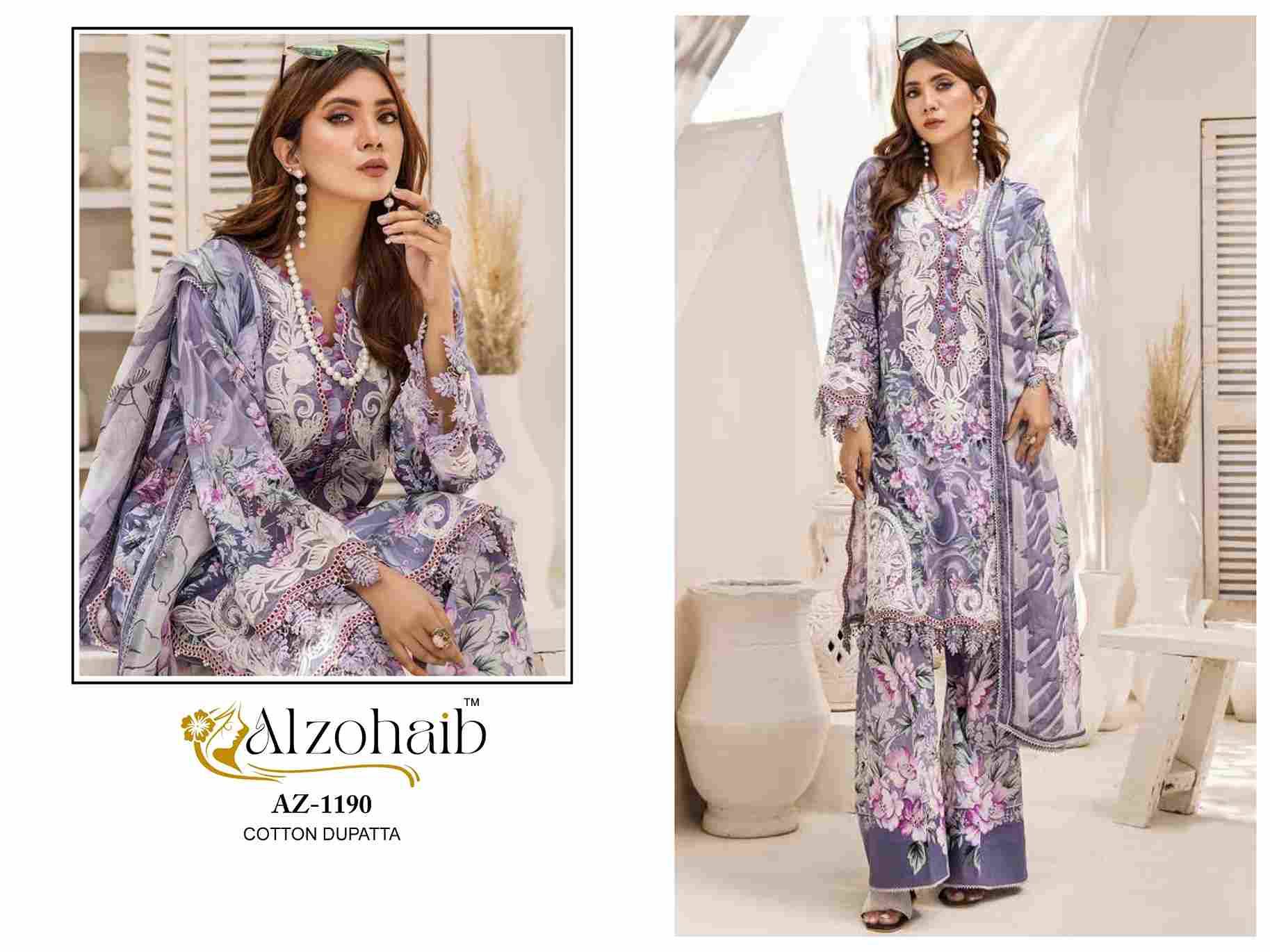 Sakina By Alzohaib Series Beautiful Pakistani Suits Stylish Fancy Colorful Party Wear & Occasional Wear Pure Cotton Print Dresses At Wholesale Price