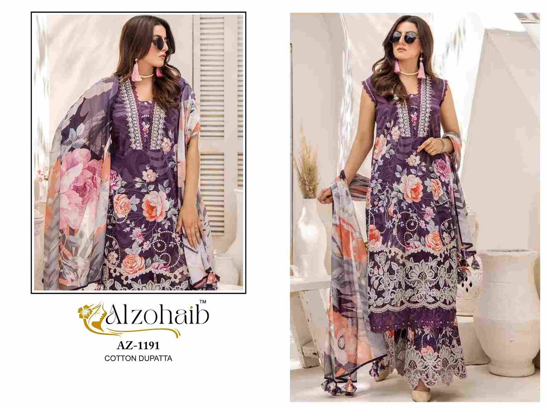 Sakina By Alzohaib Series Beautiful Pakistani Suits Stylish Fancy Colorful Party Wear & Occasional Wear Pure Cotton Print Dresses At Wholesale Price