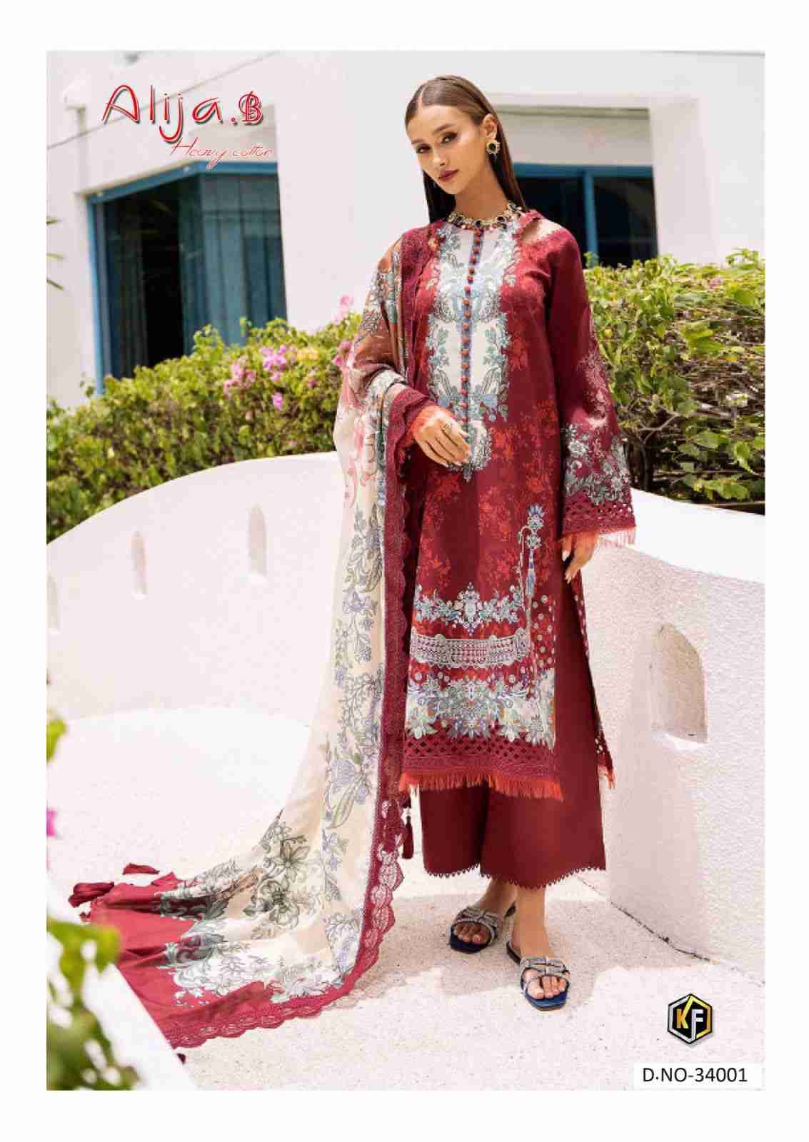 Alija.B Vol-34 By Keval Fab 34001 To 34006 Series Beautiful Stylish Festive Suits Fancy Colorful Casual Wear & Ethnic Wear & Ready To Wear Heavy Cotton Print Dresses At Wholesale Price