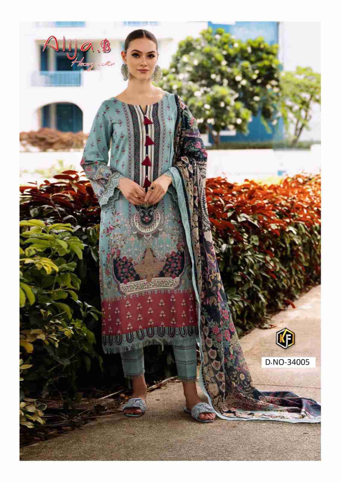 Alija.B Vol-34 By Keval Fab 34001 To 34006 Series Beautiful Stylish Festive Suits Fancy Colorful Casual Wear & Ethnic Wear & Ready To Wear Heavy Cotton Print Dresses At Wholesale Price