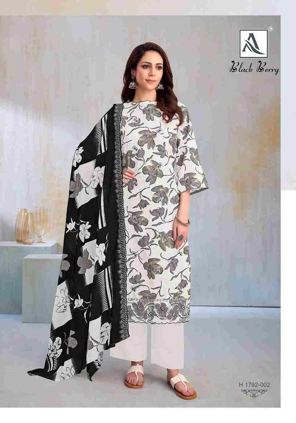 Black Berry By Alok Suit 1792-001 To 1792-008 Series Beautiful Festive Suits Colorful Stylish Fancy Casual Wear & Ethnic Wear Pure Cambric Cotton Dresses At Wholesale Price