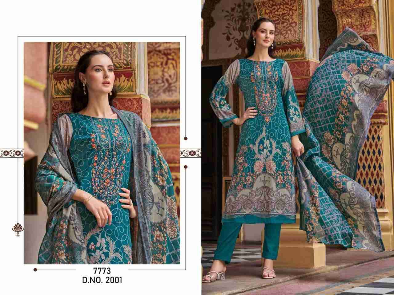 Signature Vol-2 By Aaliz Prints 2001 To 2008 Series Beautiful Festive Suits Stylish Fancy Colorful Casual Wear & Ethnic Wear Pure Cotton Print Dresses At Wholesale Price