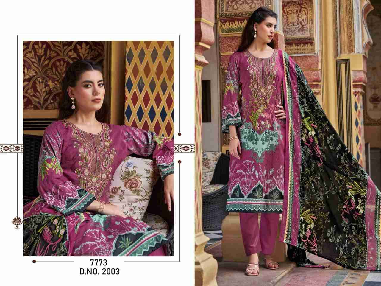 Signature Vol-2 By Aaliz Prints 2001 To 2008 Series Beautiful Festive Suits Stylish Fancy Colorful Casual Wear & Ethnic Wear Pure Cotton Print Dresses At Wholesale Price