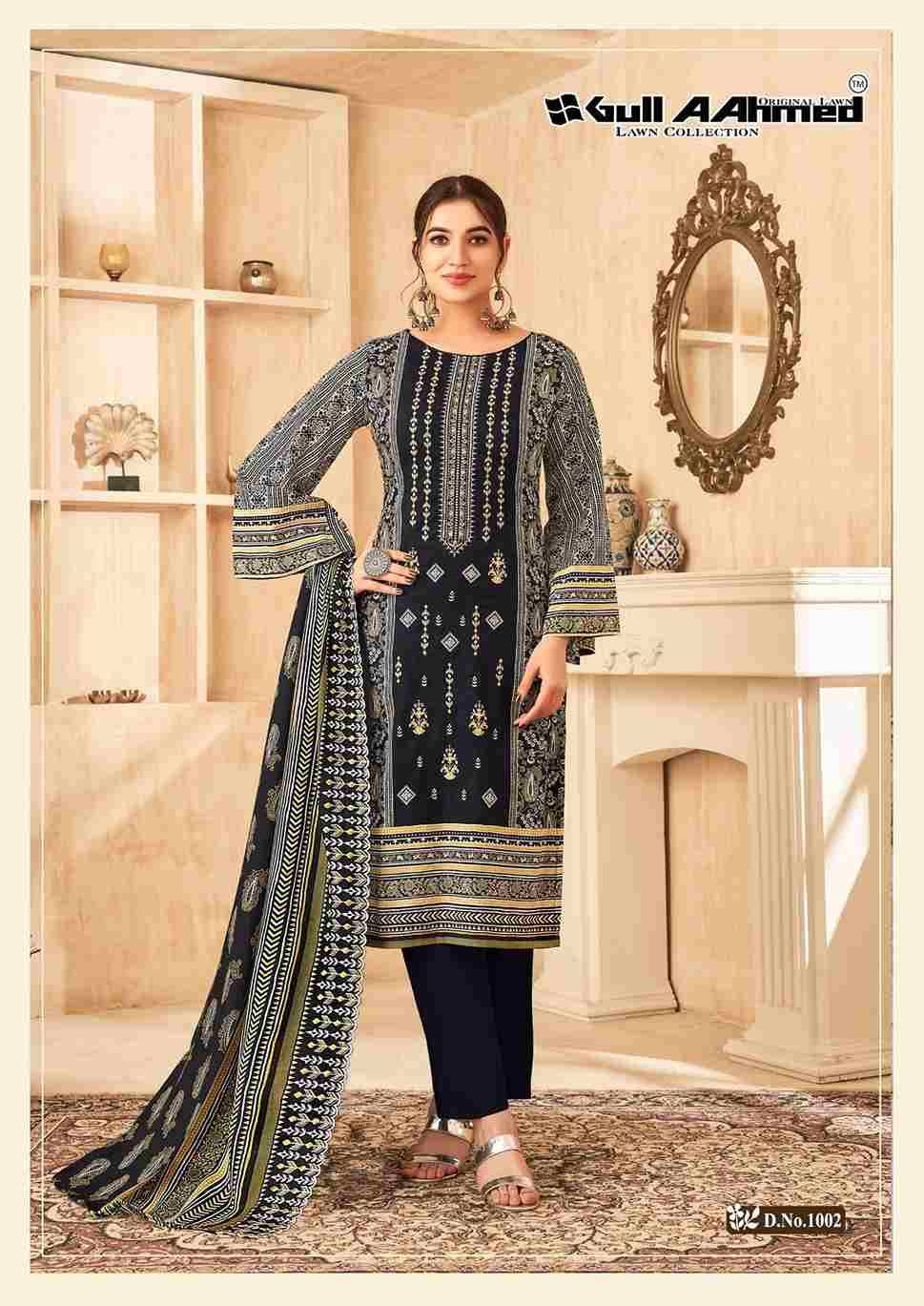 Farasha By Gull Aahmed 1001 To 1006 Series Beautiful Festive Suits Stylish Fancy Colorful Casual Wear & Ethnic Wear Pure Cotton Dresses At Wholesale Price