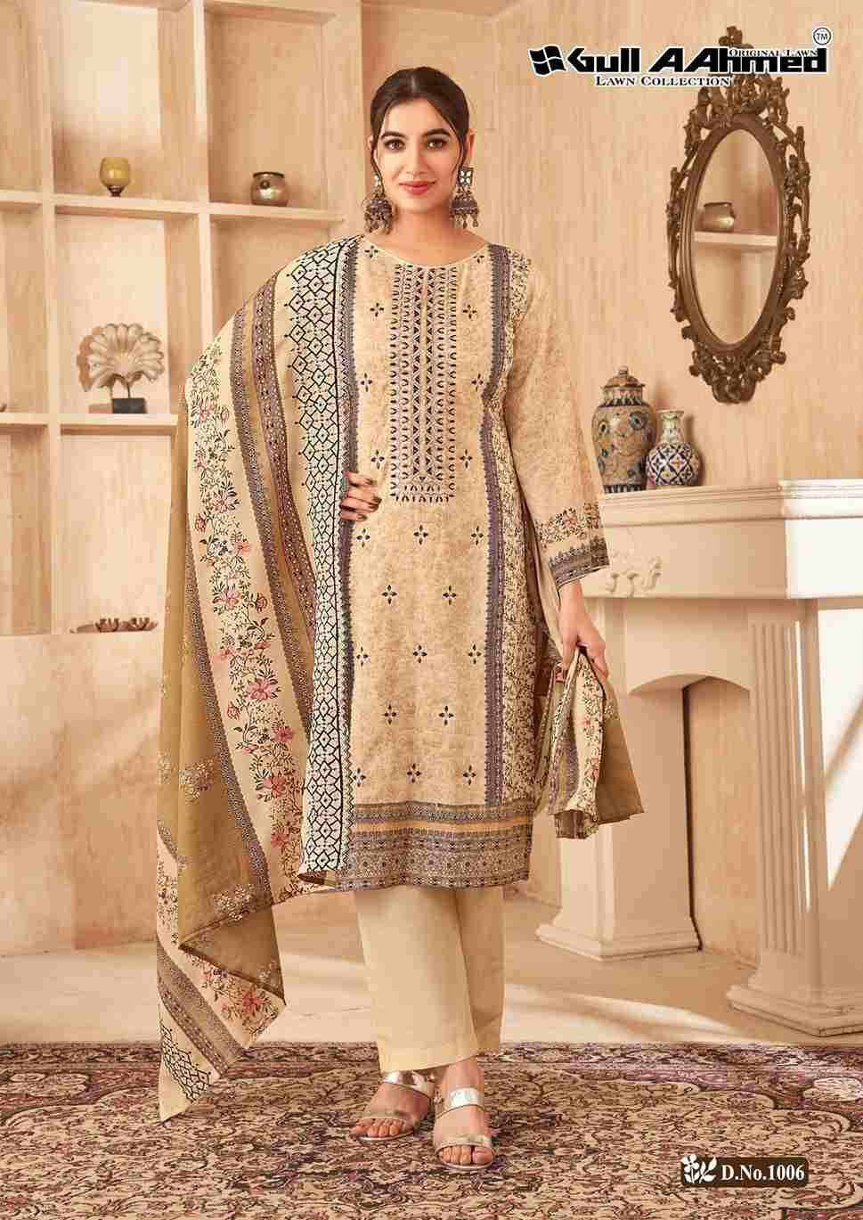 Farasha By Gull Aahmed 1001 To 1006 Series Beautiful Festive Suits Stylish Fancy Colorful Casual Wear & Ethnic Wear Pure Cotton Dresses At Wholesale Price