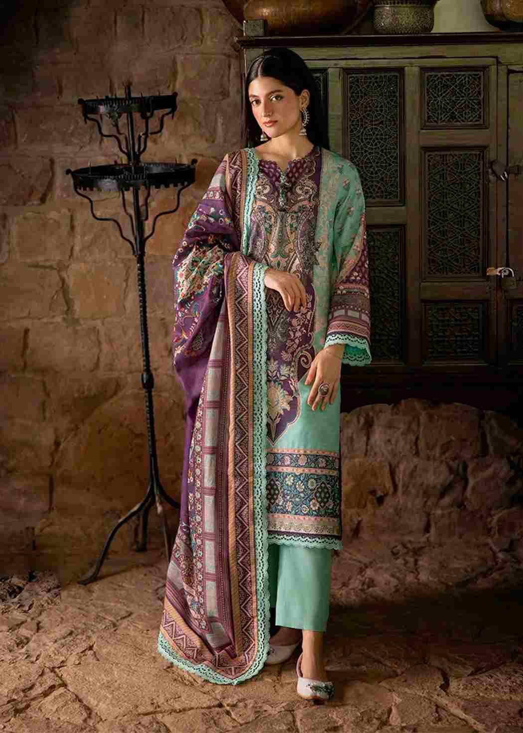 Gulaab Vol-3 By Maryam Hussain 301 To 306 Series Beautiful Festive Suits Stylish Fancy Colorful Casual Wear & Ethnic Wear Cotton Print Dresses At Wholesale Price