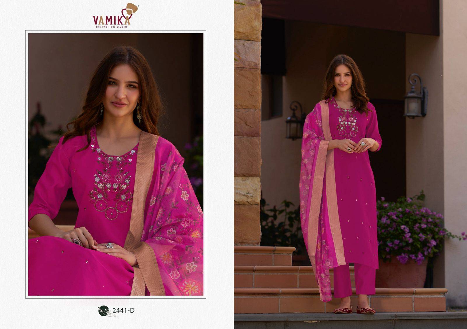 Jannat Vol-1 By Vamika 2441-A To 2441-D Series Designer Stylish Fancy Colorful Beautiful Party Wear & Ethnic Wear Collection Heavy Viscose Dresses At Wholesale Price