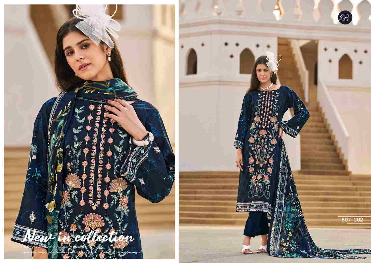 Chevron Vol-2 By Belliza 807-001 To 807-006 Series Beautiful Festive Suits Stylish Fancy Colorful Casual Wear & Ethnic Wear Pure Cotton Print Dresses At Wholesale Price