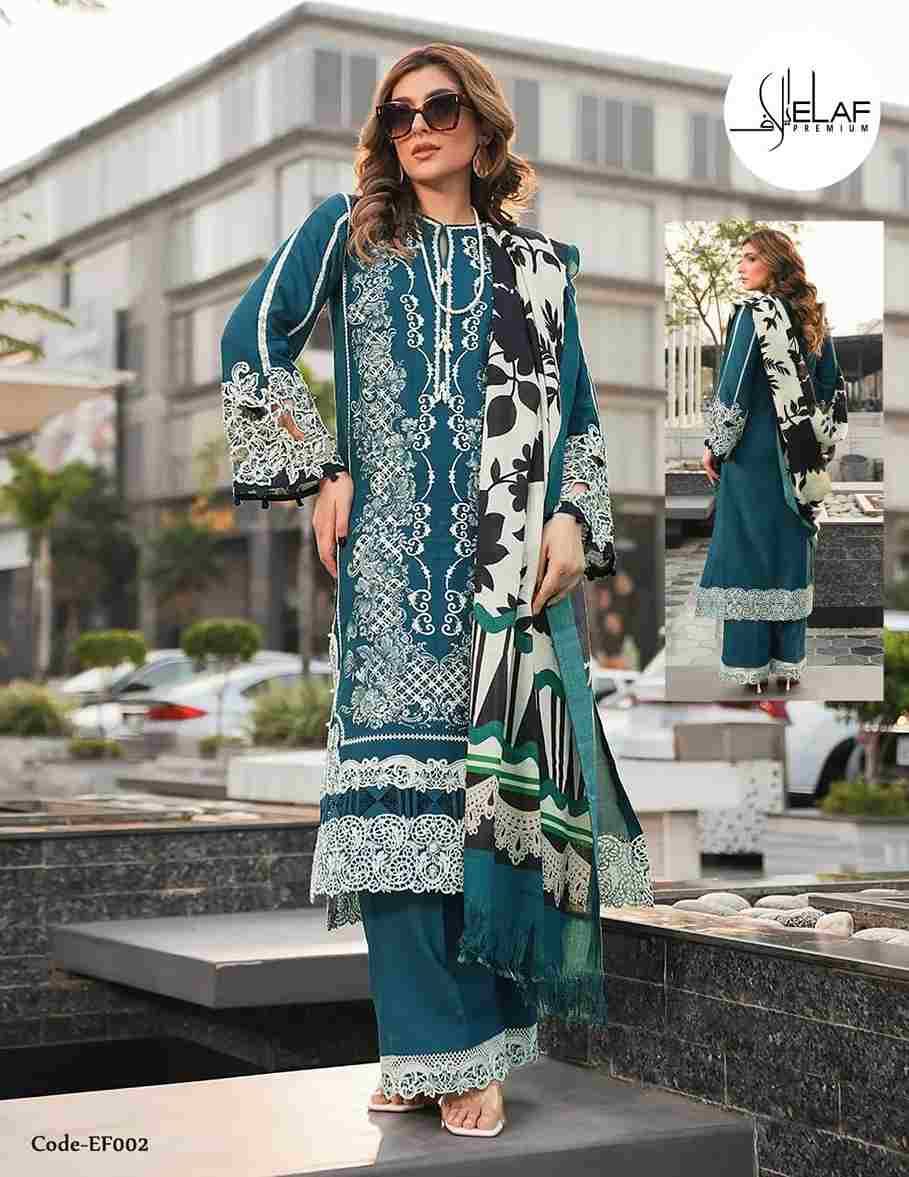 Elaf Premium By Fashid Wholesale 1001 To 1006 Series Beautiful Festive Suits Stylish Fancy Colorful Casual Wear & Ethnic Wear Cotton Dresses At Wholesale Price