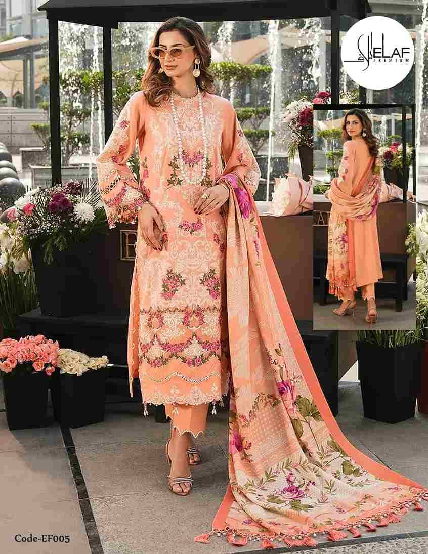 Elaf Premium By Fashid Wholesale 1001 To 1006 Series Beautiful Festive Suits Stylish Fancy Colorful Casual Wear & Ethnic Wear Cotton Dresses At Wholesale Price