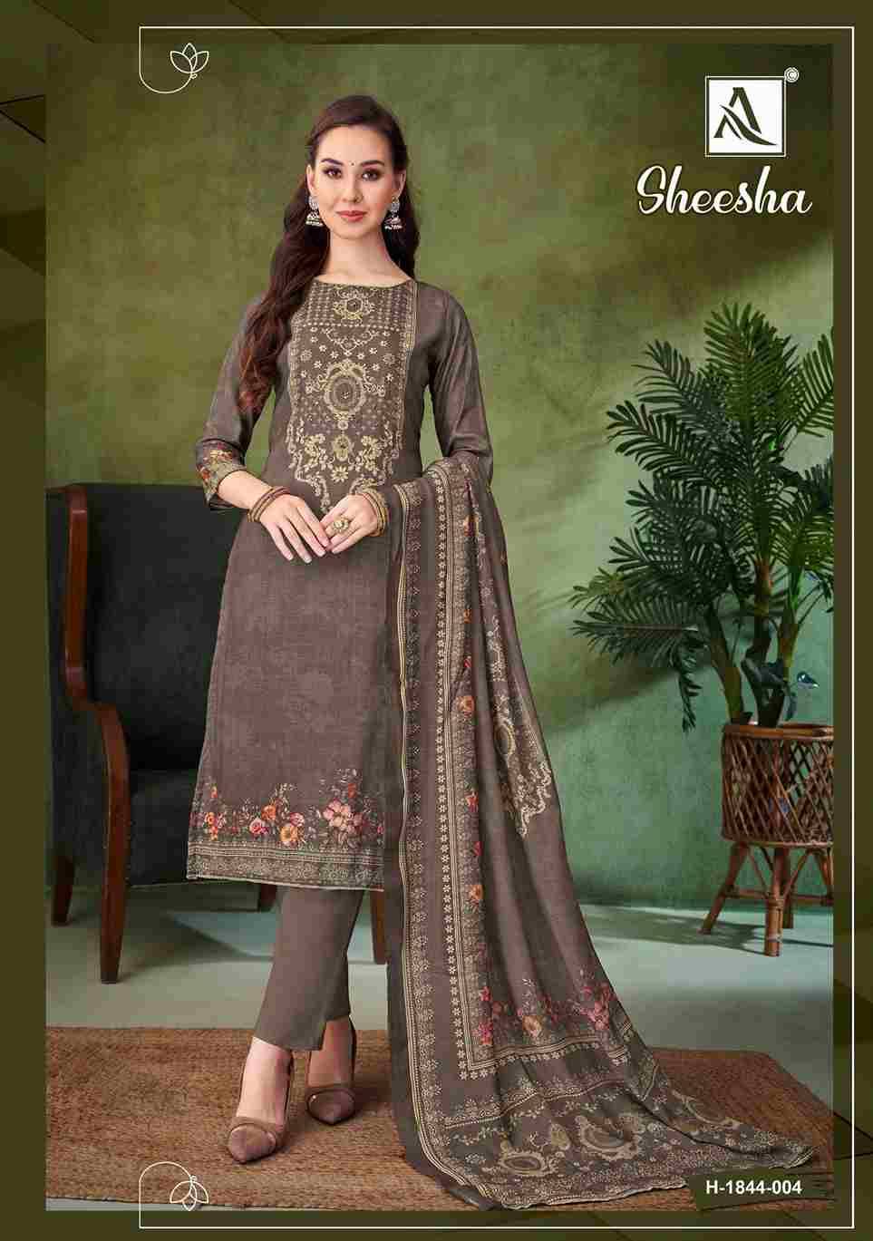 Sheesha By Alok Suit 1844-001 To 1844-004 Series Beautiful Festive Suits Colorful Stylish Fancy Casual Wear & Ethnic Wear Pure Viscose Muslin Dresses At Wholesale Price