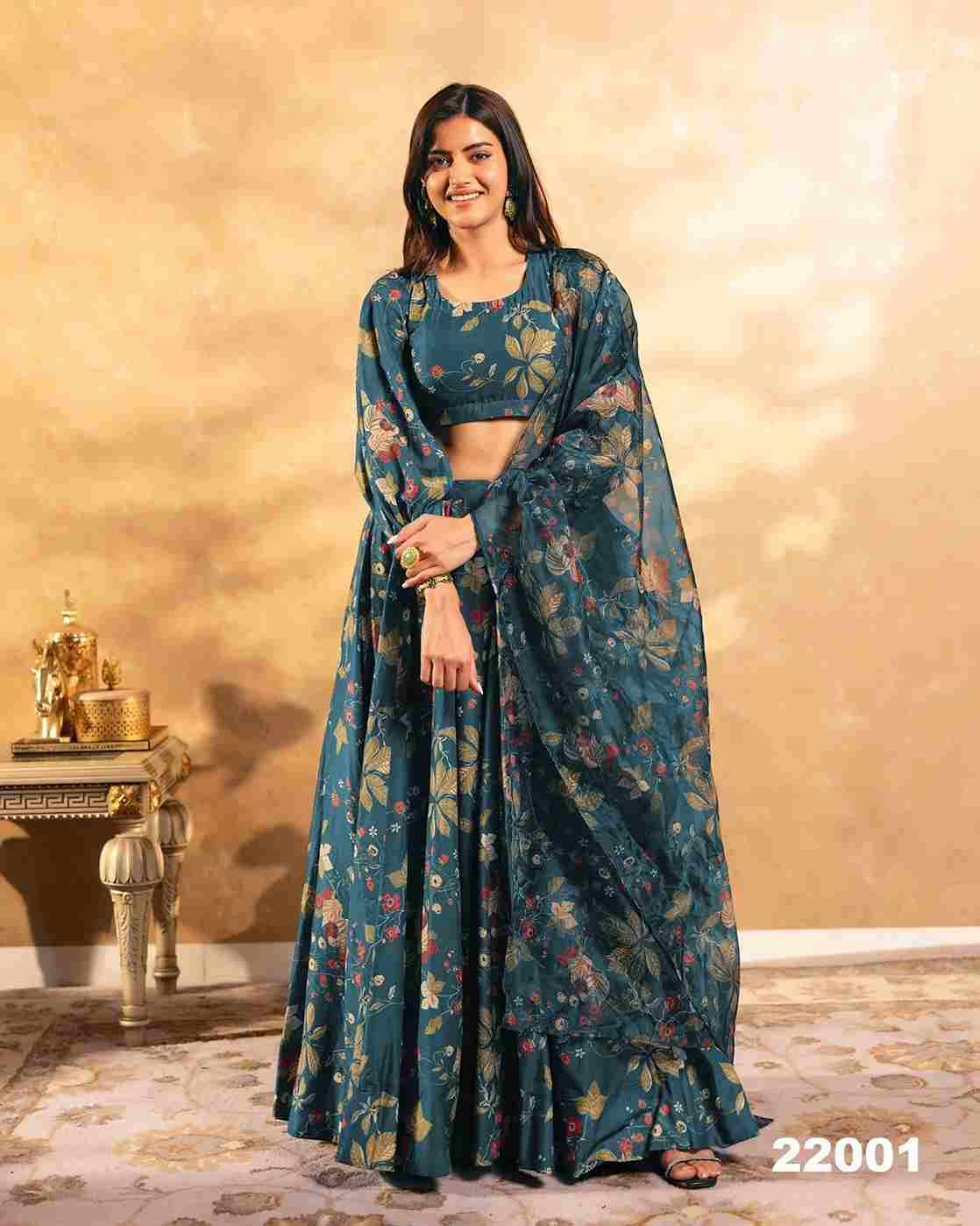 Lucaya Vol-22 By Fashid Wholesale 22001 To 22007 Series Designer Beautiful Wedding Bridal Collection Occasional Wear & Party Wear Heavy Chinnon/Lehengas At Wholesale Price