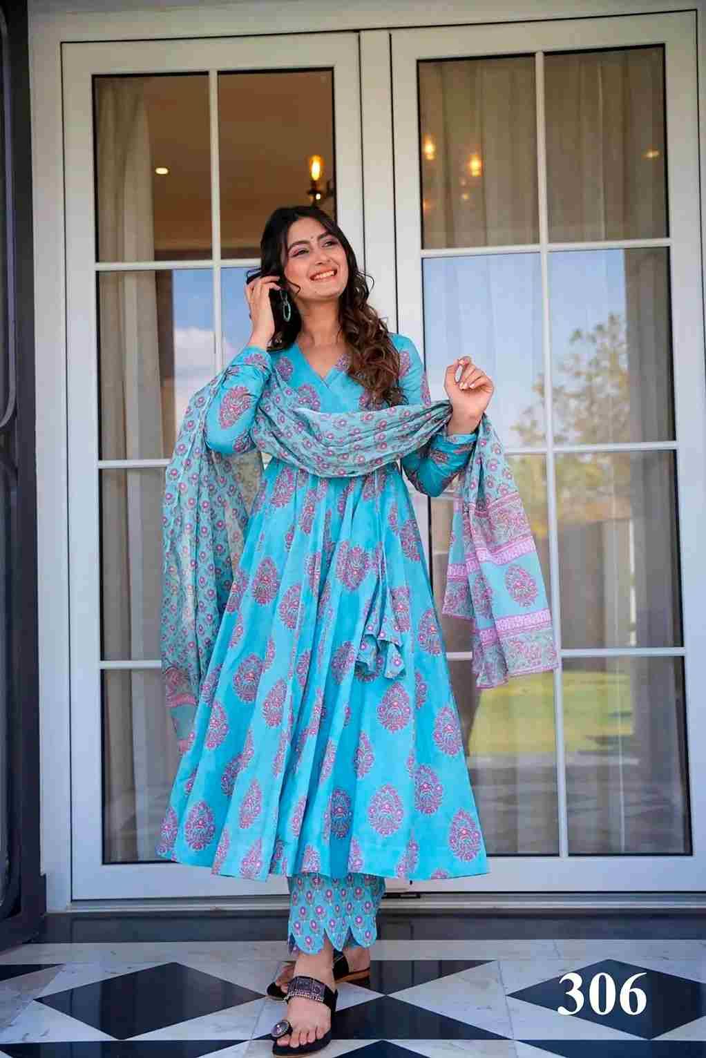 Clora Vol-3 By Fashid Wholesale 301 To 308 Series Designer Festive Suits Collection Beautiful Stylish Fancy Colorful Party Wear & Occasional Wear Pure Muslin Dresses At Wholesale Price