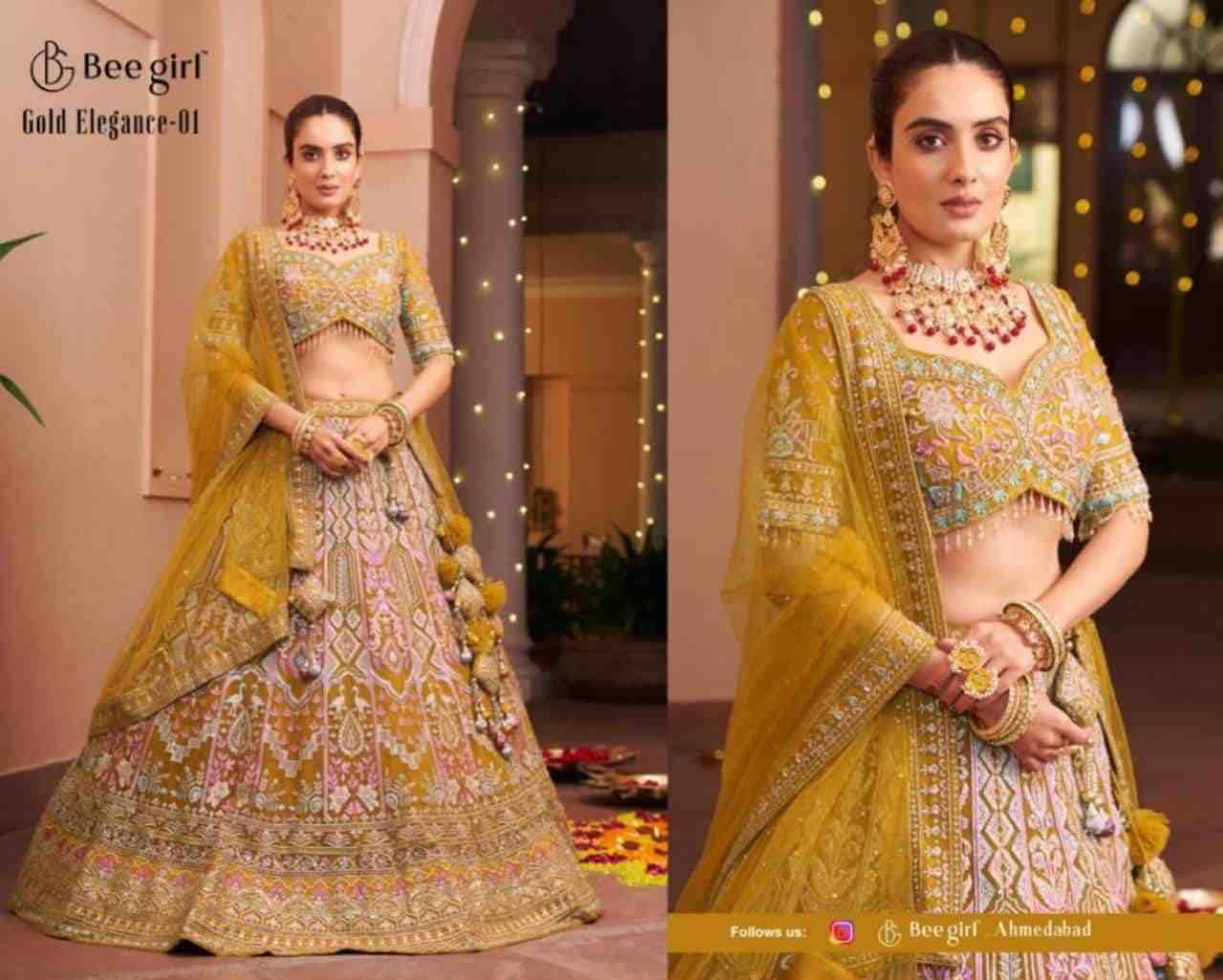 Bee Girl Hit Design By Bee Girl 01 To 06 Series Indian Traditional Wear Collection Beautiful Stylish Fancy Colorful Party Wear & Occasional Wear Fancy Lehenga At Wholesale Price