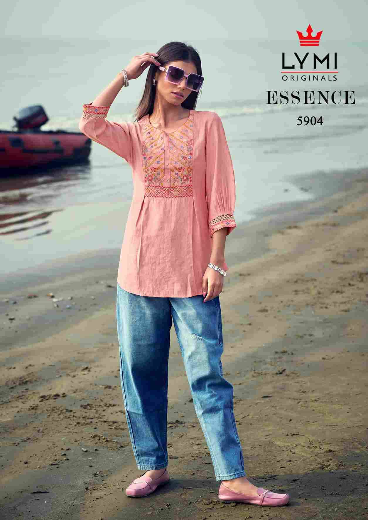 Essence By Lymi Originals 5901 To 5904 Series Designer Stylish Fancy Colorful Beautiful Party Wear & Ethnic Wear Collection Viscose Tops At Wholesale Price