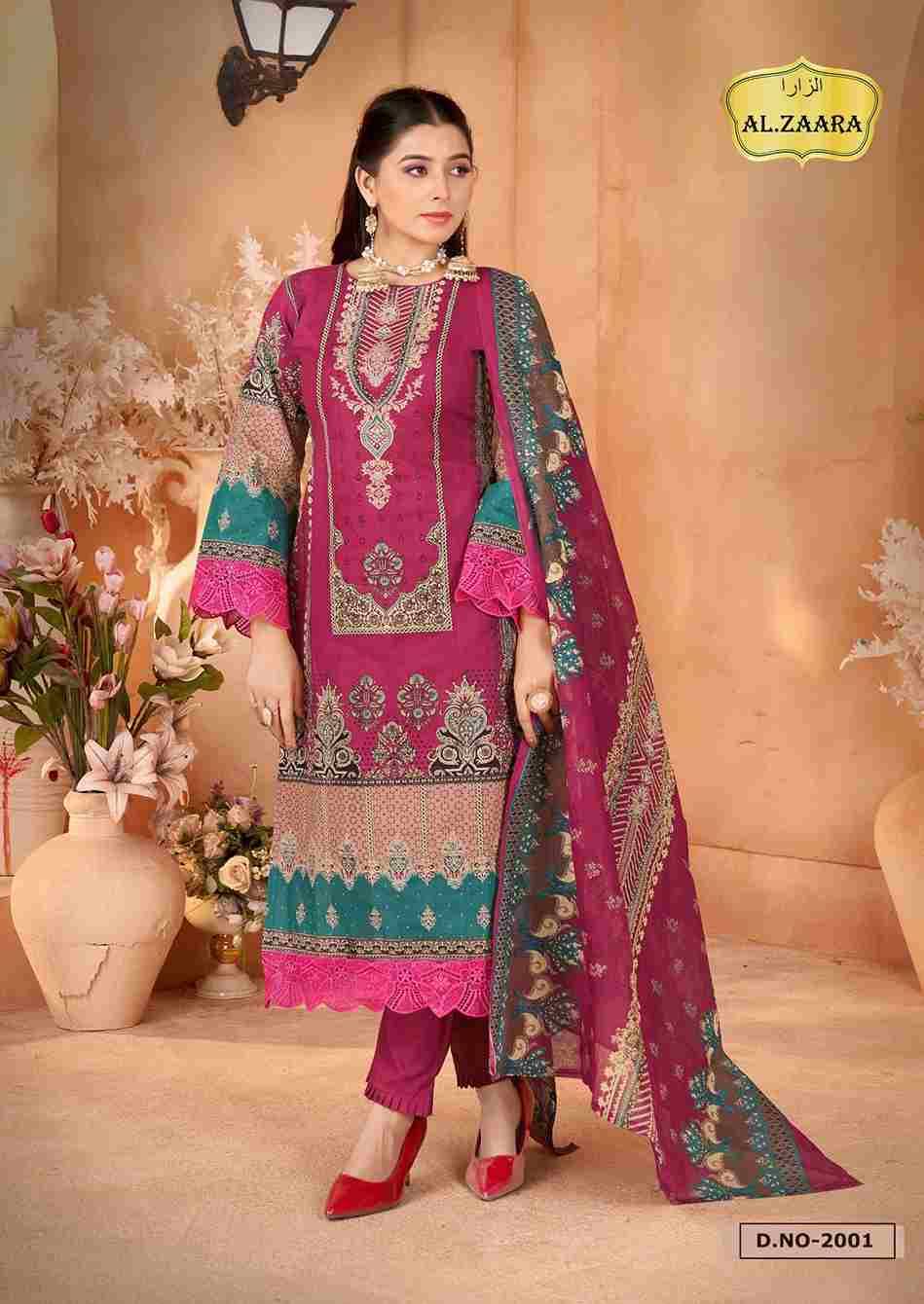 Al.Zaara Vol-2 By Fashid Whoelsale 2001 To 2006 Series Beautiful Suits Colorful Stylish Fancy Casual Wear & Ethnic Wear Heavy Cotton Dresses At Wholesale Price