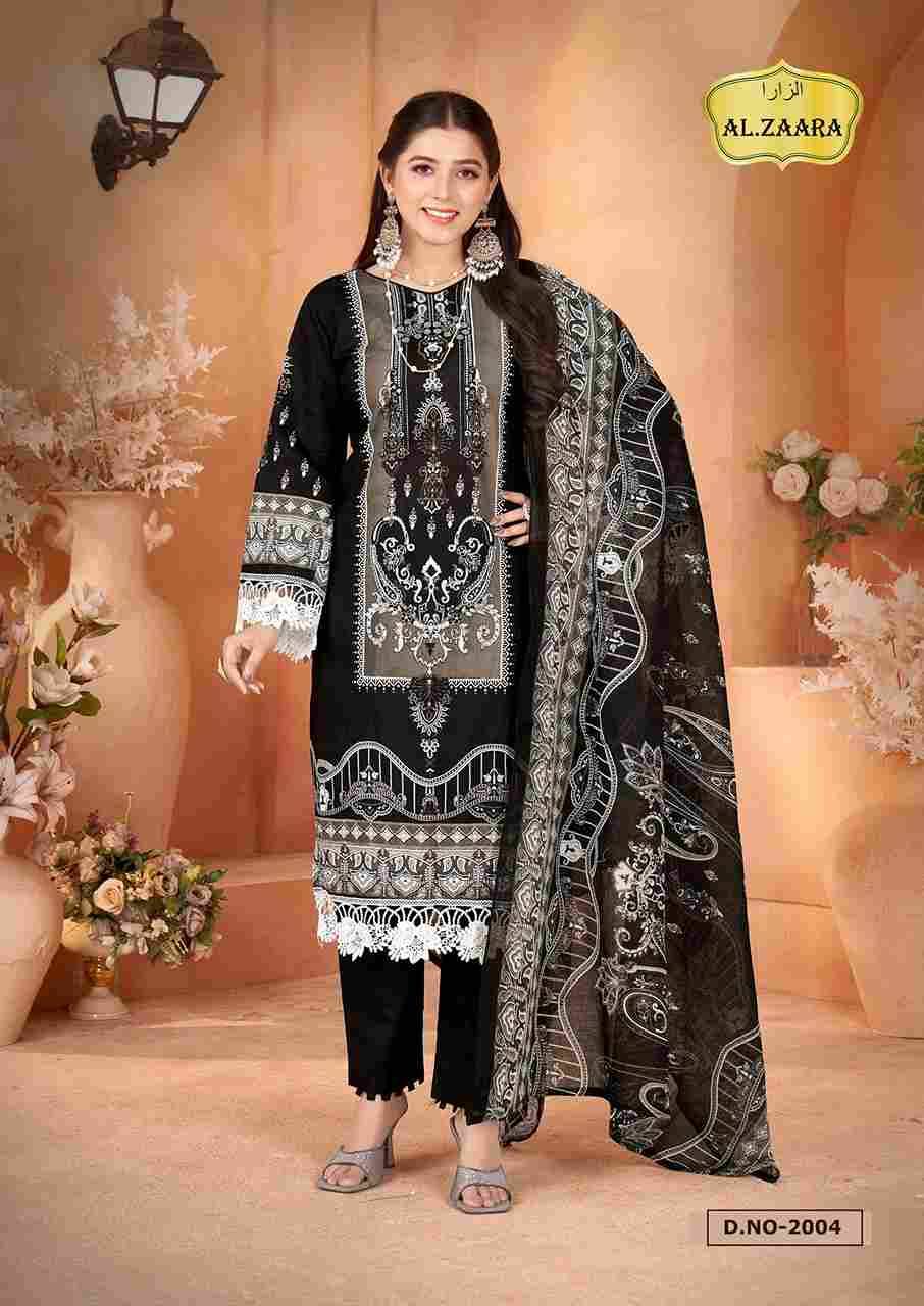 Al.Zaara Vol-2 By Fashid Whoelsale 2001 To 2006 Series Beautiful Suits Colorful Stylish Fancy Casual Wear & Ethnic Wear Heavy Cotton Dresses At Wholesale Price
