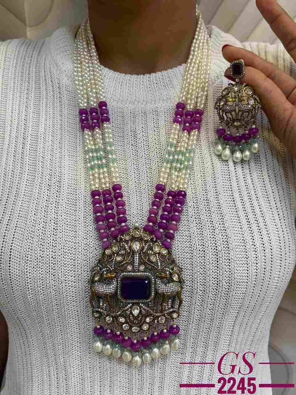 Gs-2150 By Fashid Wholesale Series Traditional Artificial Jewellery For Indian Attire At Exclusive Range.