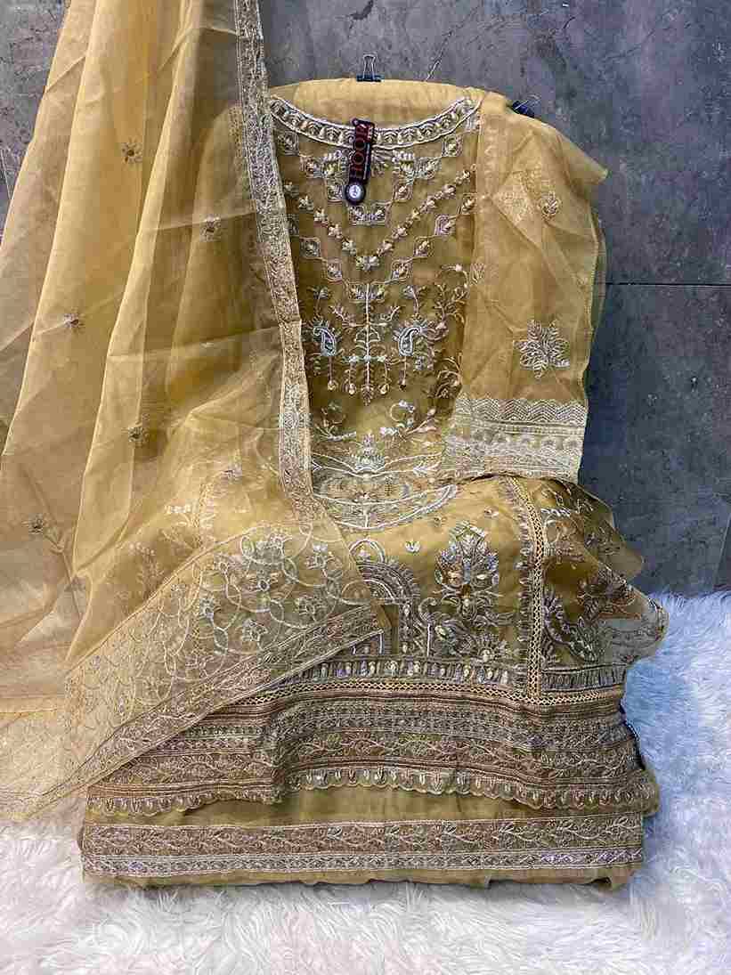 Hoor Tex Hit Design OR-61 Colours By Hoor Tex OR-61-A To OR-61-D Series Beautiful Pakistani Suits Stylish Colorful Fancy Casual Wear & Ethnic Wear Heavy Organza Embroidered Dresses At Wholesale Price