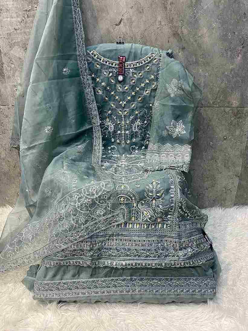 Hoor Tex Hit Design OR-61 Colours By Hoor Tex OR-61-A To OR-61-D Series Beautiful Pakistani Suits Stylish Colorful Fancy Casual Wear & Ethnic Wear Heavy Organza Embroidered Dresses At Wholesale Price