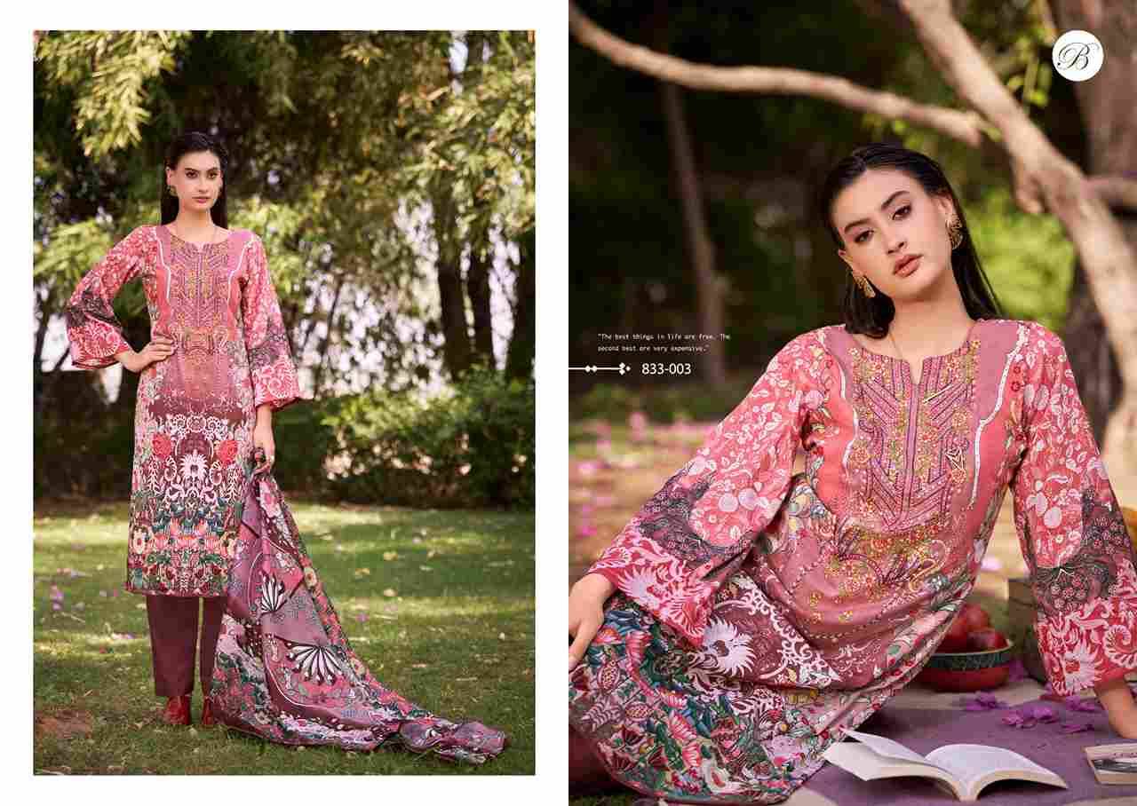 Naira Vol-102 By Belliza 833-001 To 833-008 Series Beautiful Festive Suits Stylish Fancy Colorful Casual Wear & Ethnic Wear Pure Cotton Print Dresses At Wholesale Price