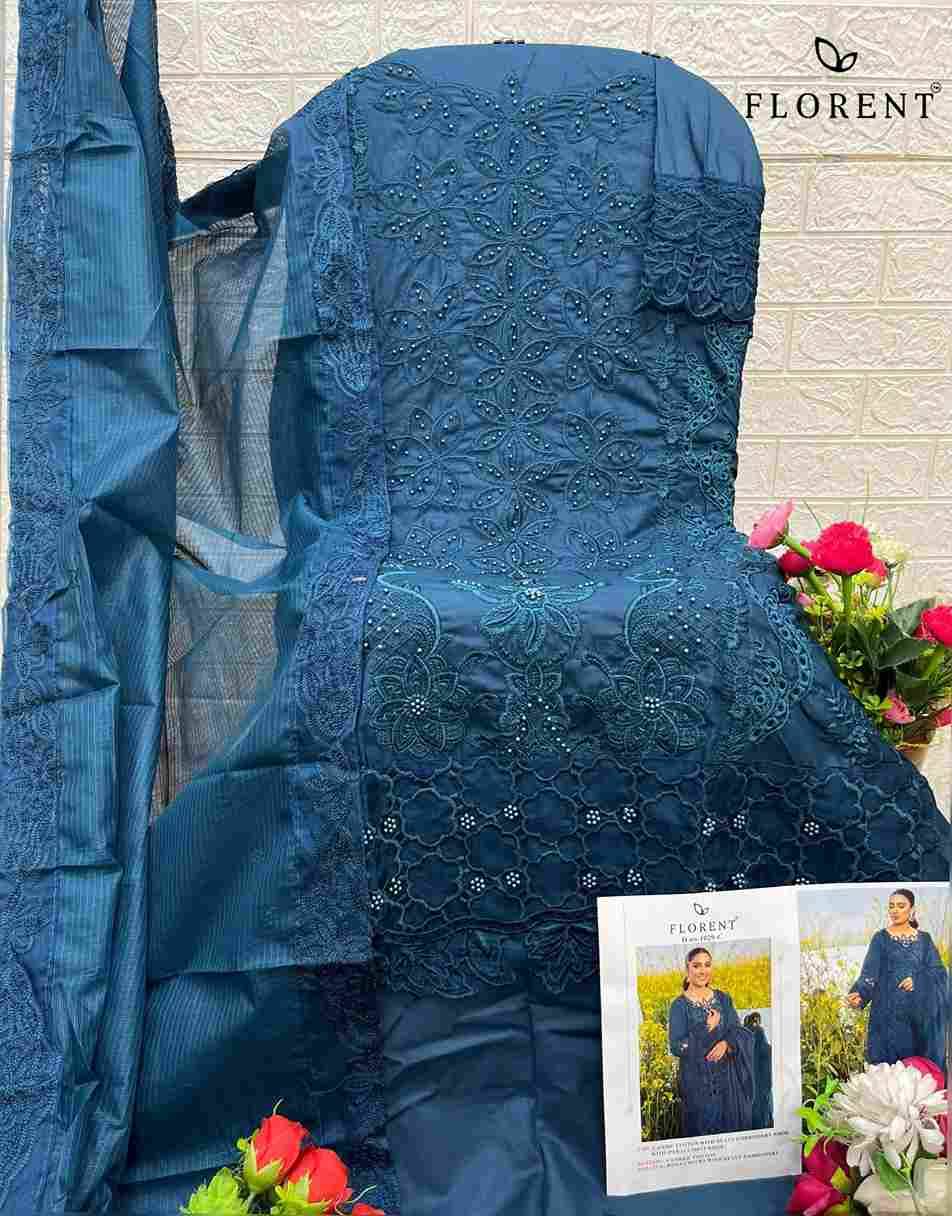 Florent 1029 Colours By Fashid Wholesale 1029-A To 1029-D Series Pakistani Suits Beautiful Fancy Colorful Stylish Party Wear & Occasional Wear Cambric Cotton Embroidery Dresses At Wholesale Price