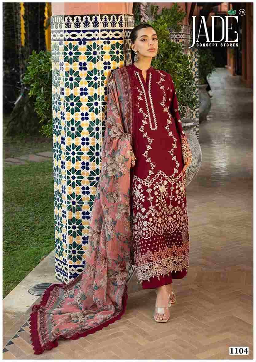 Bin Saeed Vol-11 By Jade 1101 To 1106 Series Beautiful Festive Suits Stylish Fancy Colorful Casual Wear & Ethnic Wear Pure Lawn Cotton Print Dresses At Wholesale Price