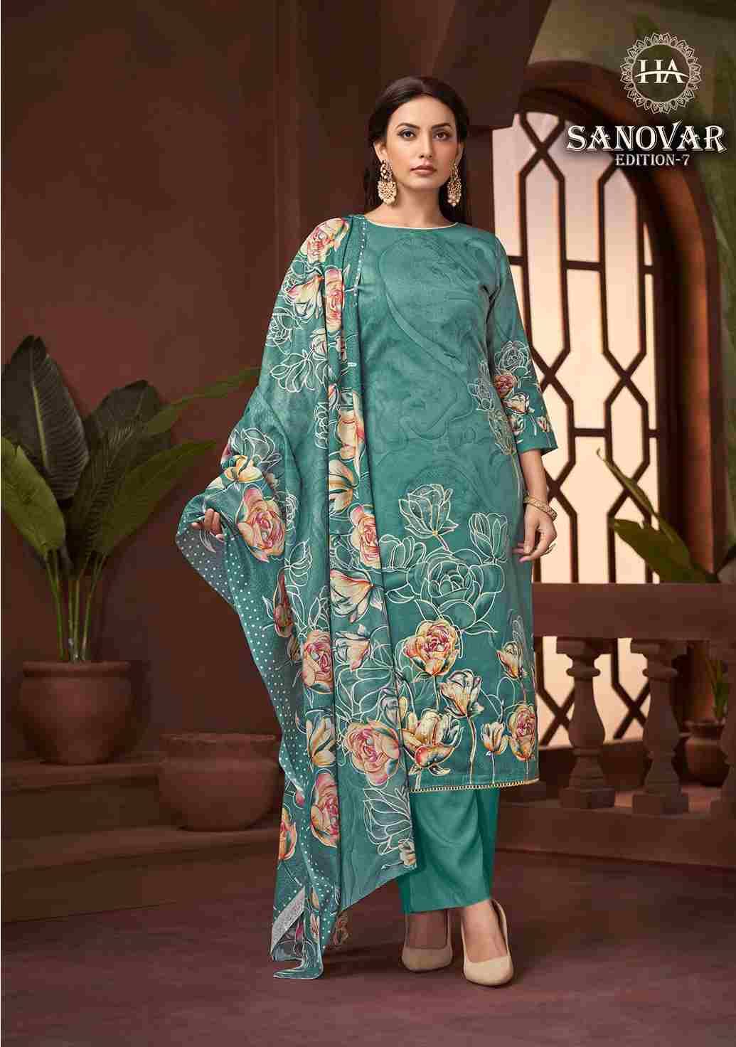 Sanovar Vol-7 By Harshit Fashion Hub 1926-001 To 1926-006 Series Beautiful Festive Suits Stylish Fancy Colorful Casual Wear & Ethnic Wear Pure Jam Cotton Print Dresses At Wholesale Price