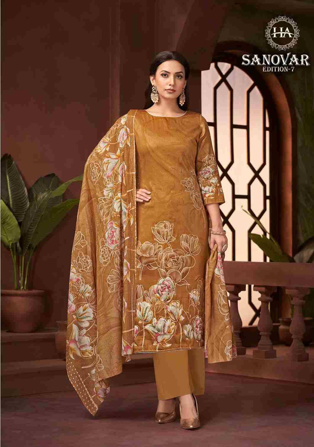Sanovar Vol-7 By Harshit Fashion Hub 1926-001 To 1926-006 Series Beautiful Festive Suits Stylish Fancy Colorful Casual Wear & Ethnic Wear Pure Jam Cotton Print Dresses At Wholesale Price