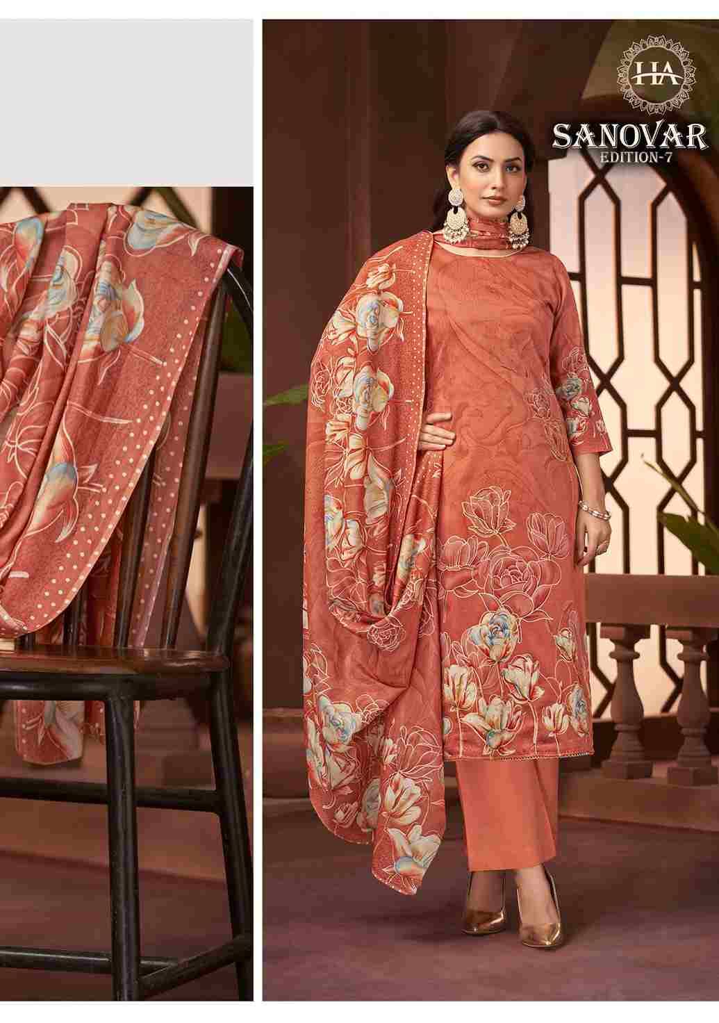 Sanovar Vol-7 By Harshit Fashion Hub 1926-001 To 1926-006 Series Beautiful Festive Suits Stylish Fancy Colorful Casual Wear & Ethnic Wear Pure Jam Cotton Print Dresses At Wholesale Price