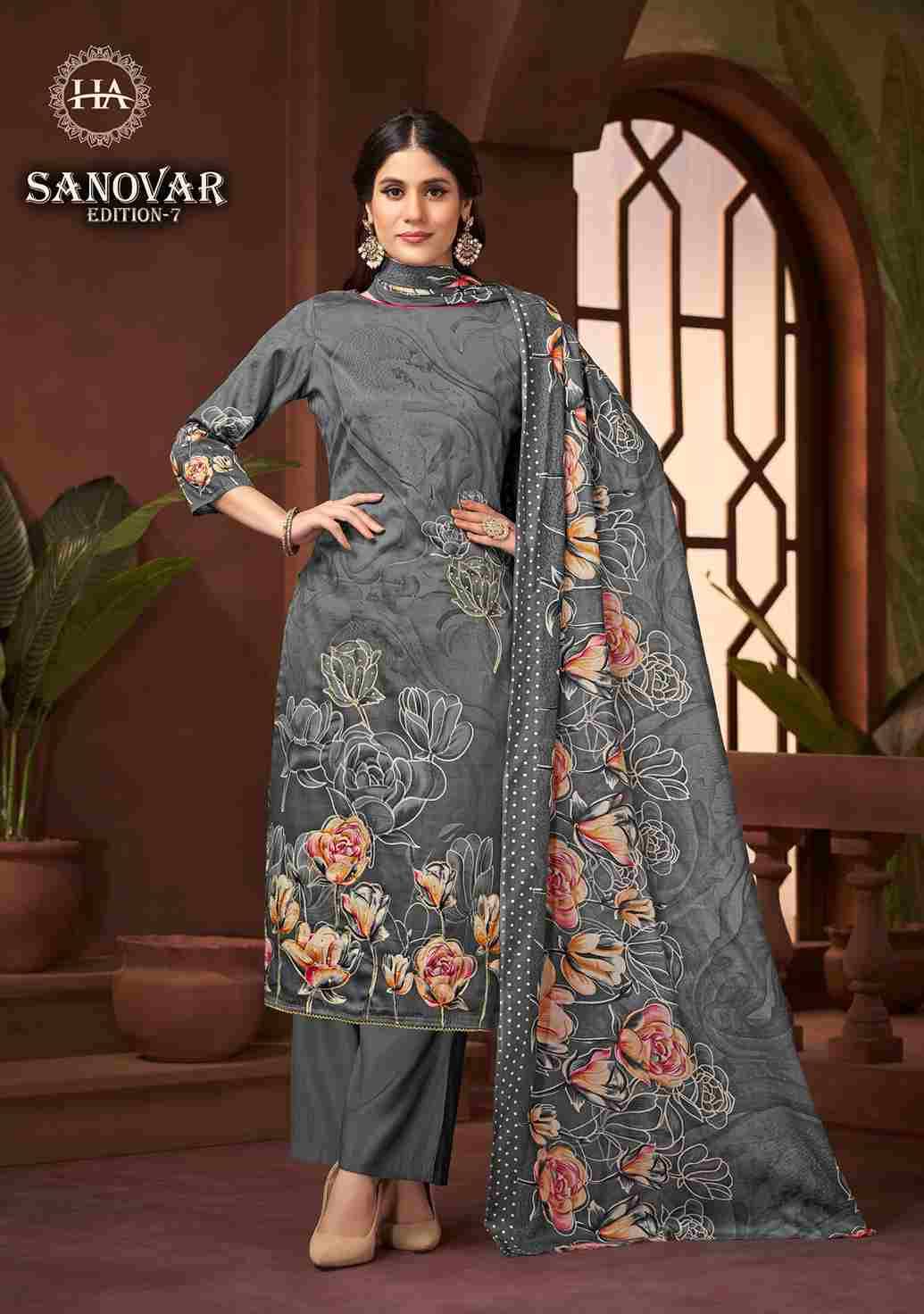 Sanovar Vol-7 By Harshit Fashion Hub 1926-001 To 1926-006 Series Beautiful Festive Suits Stylish Fancy Colorful Casual Wear & Ethnic Wear Pure Jam Cotton Print Dresses At Wholesale Price