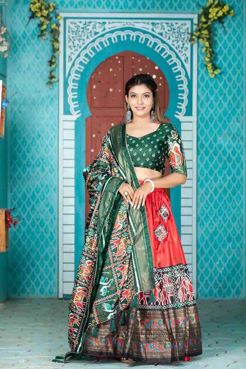 Gr 7070 By Fashid Wholesale 01 To 04 Designer Beautiful Navratri Collection Occasional Wear & Party Wear Soft Dola Silk Lehengas At Wholesale Price